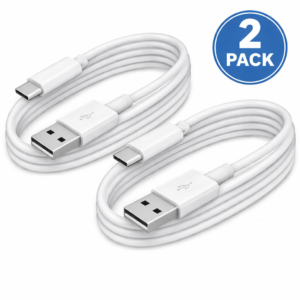 2 Pack 60W Fast Charging USB-A to Type-C Charging Cable
